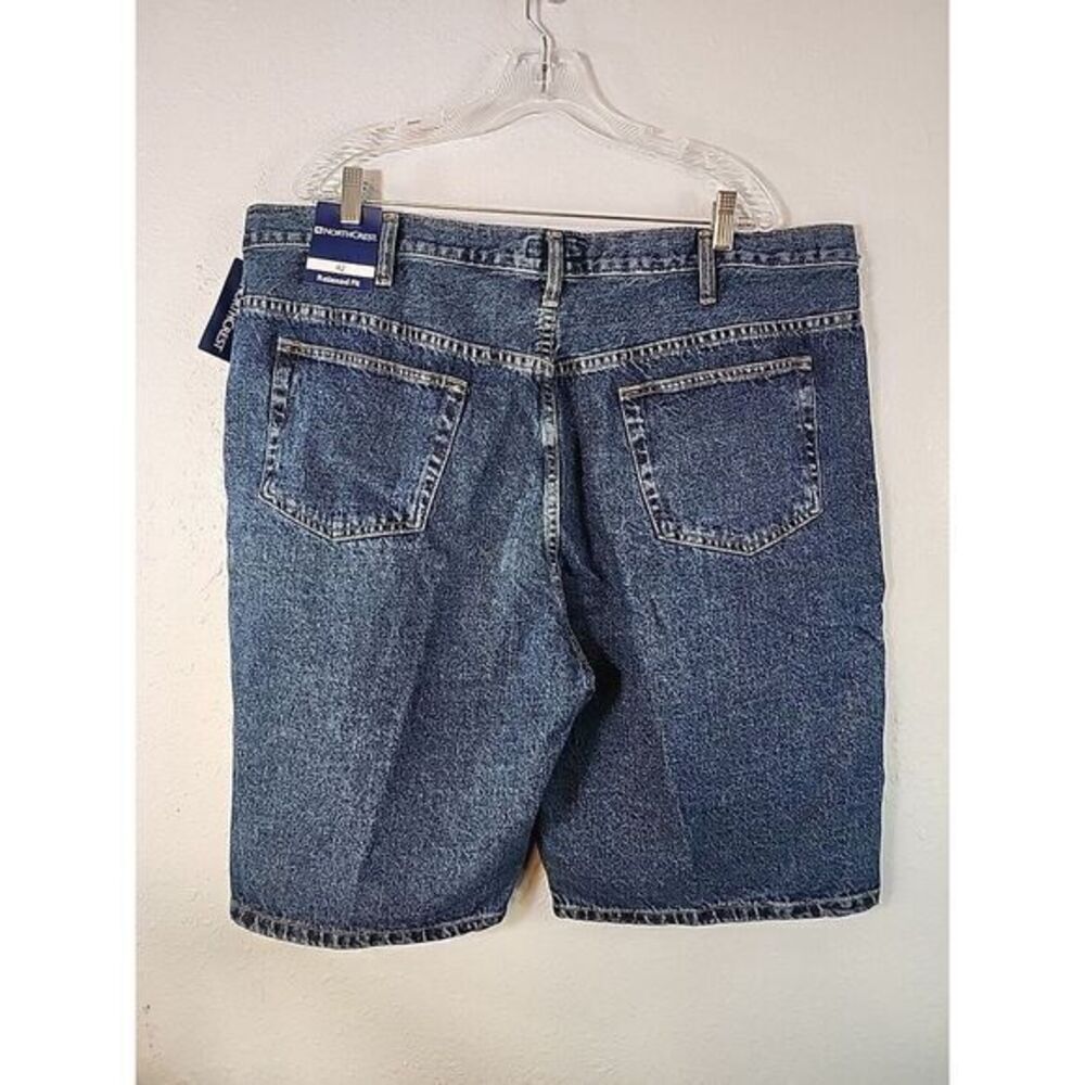 NorthCrest Men's Denim Jean Shorts Size 42 NWT - Picture 2 of 6